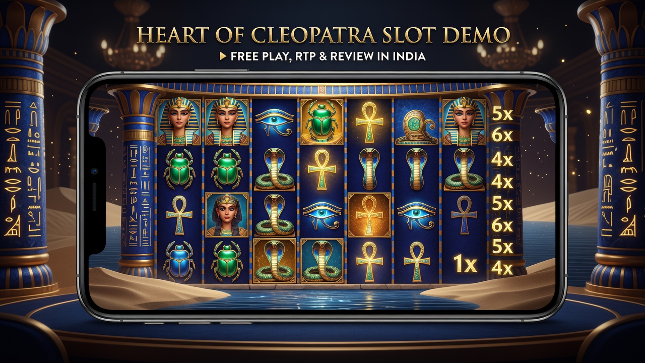 Heart of Cleopatra Slot Demo ▶ Free Play, RTP & Review in India