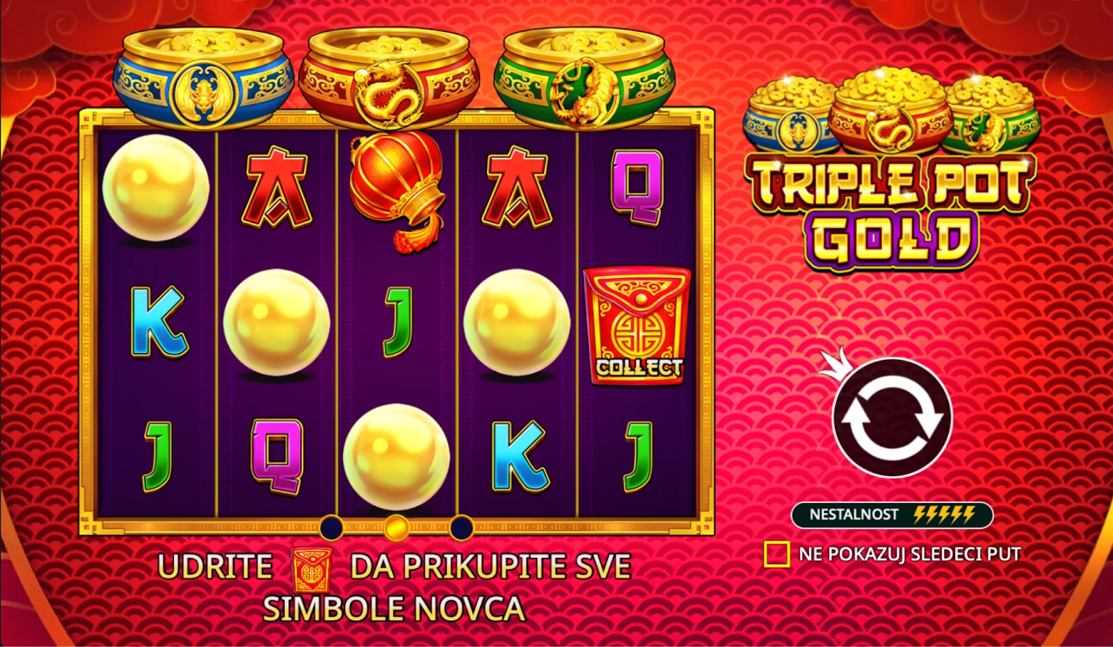 triple pot gold TEZ