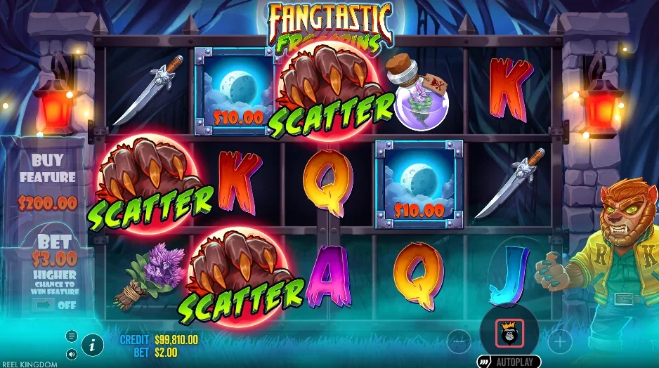 Fangtastic freespins slot game