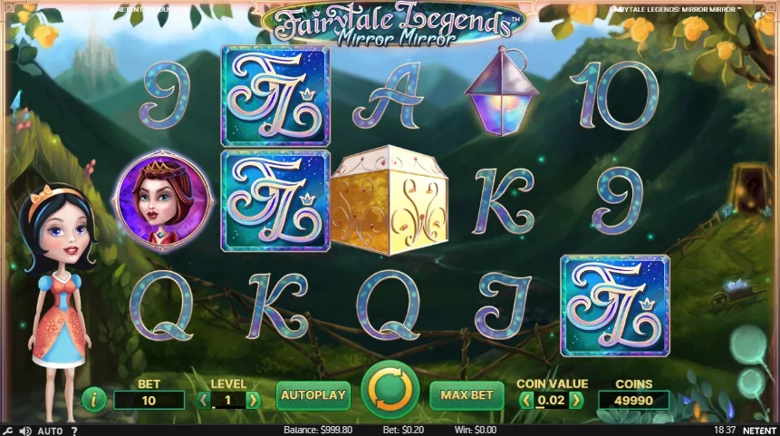 Fairytale legends Mirror Mirror slot game screenshot