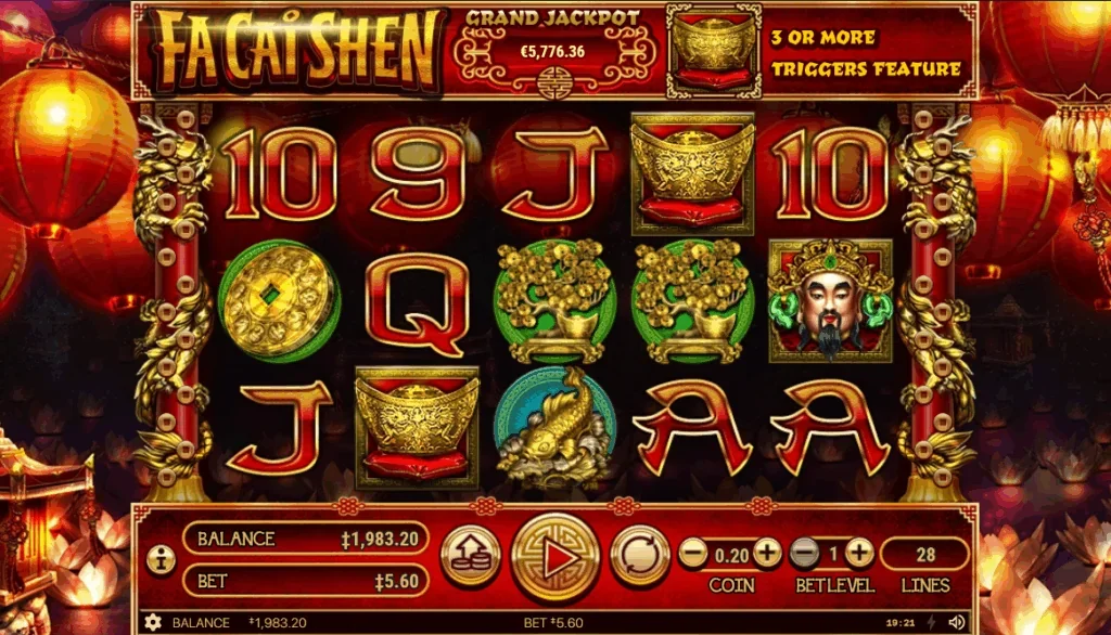 Fa Cai Shen slot game