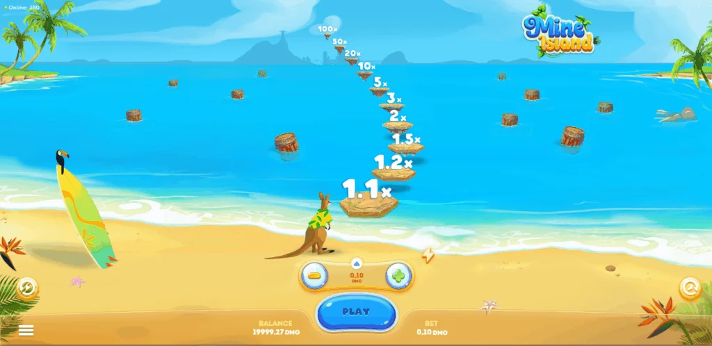 Mine Island demo gameplay how to play