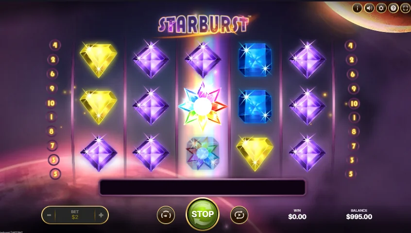 Starburst demo gameplay how to play