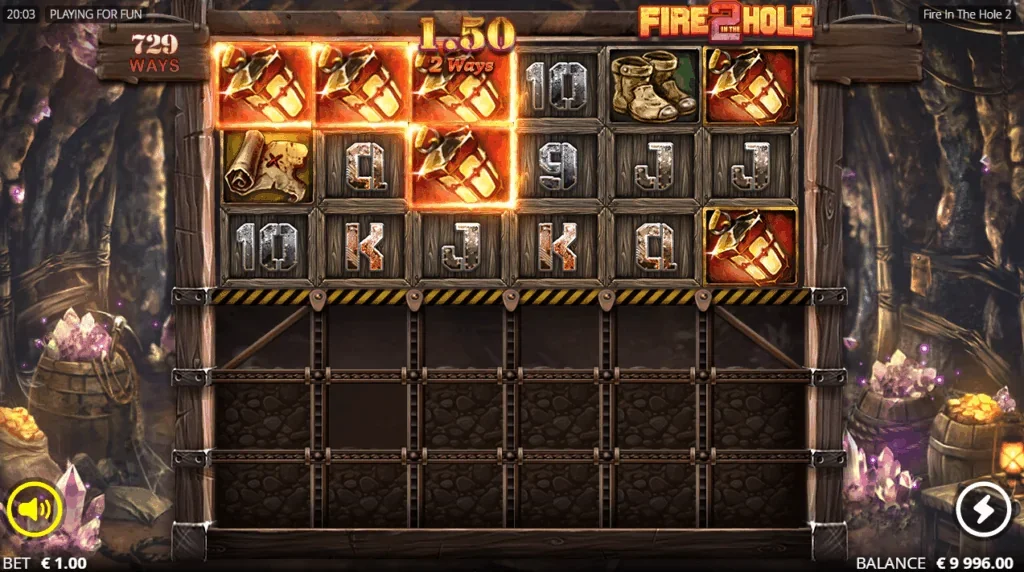 Fire in the hole 2 demo gameplay how to play