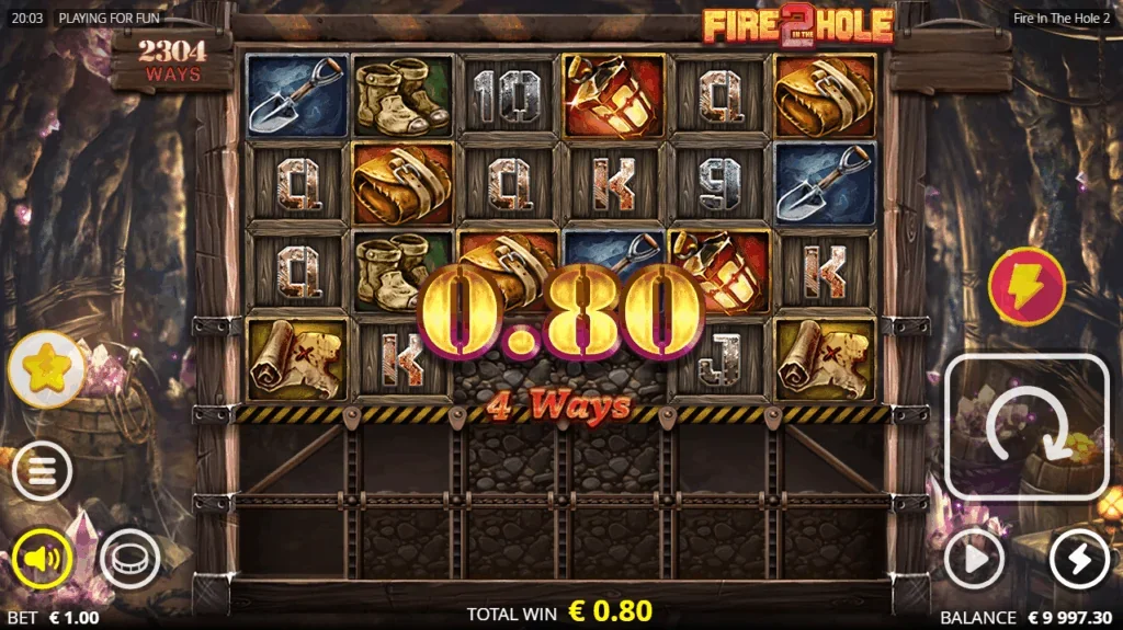 Fire in the hole 2 slot game