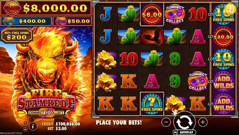 Fire stampede demo gameplay how to play