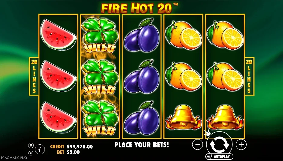 Fire hot 20 slot features and rtp