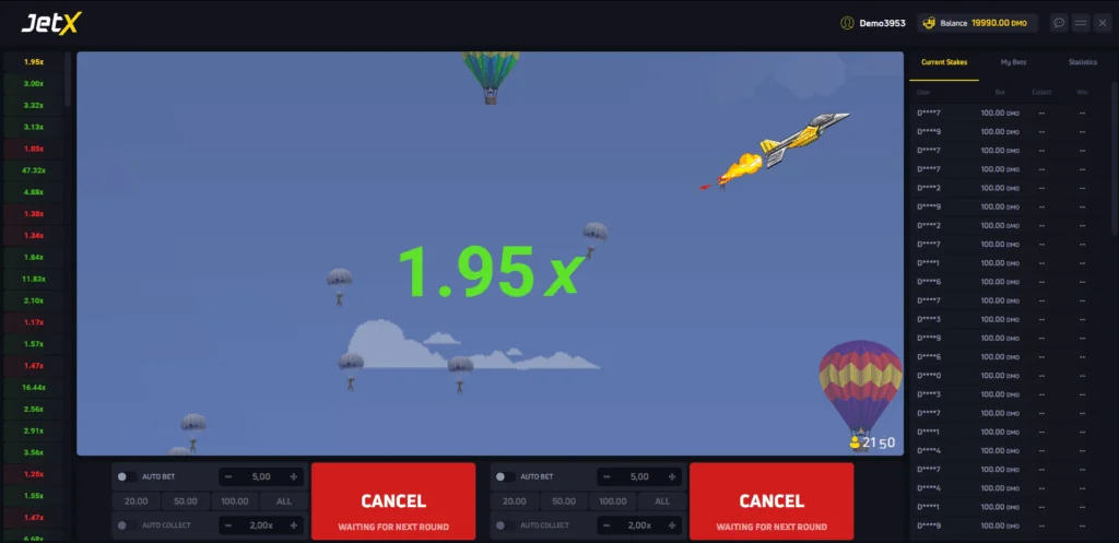 JetX slot game