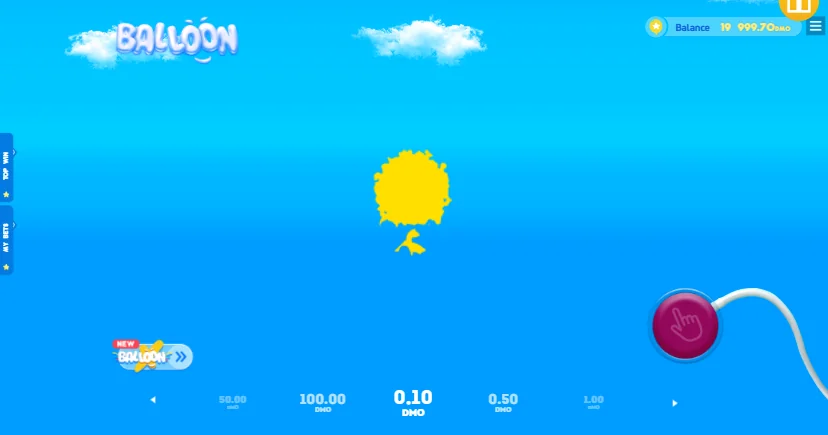 Balloon slot game screenshot