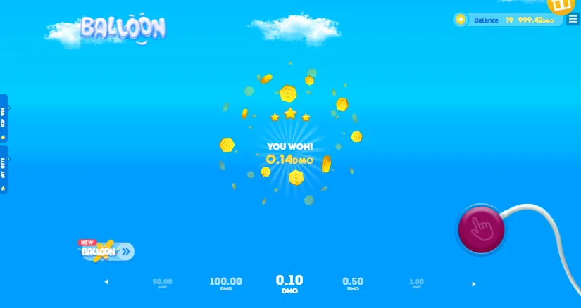 Balloon slot game