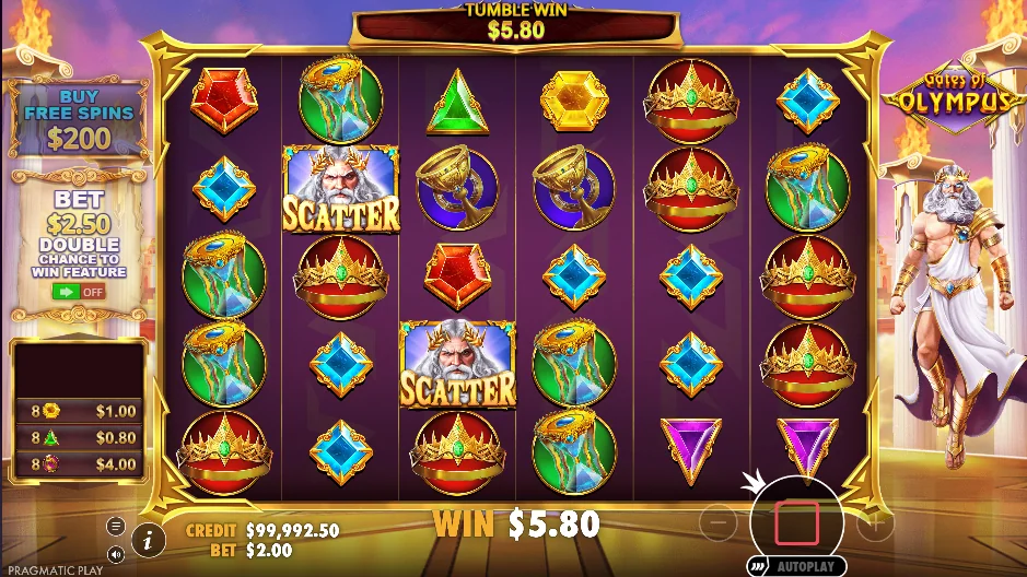 Gates of Olympus slot game