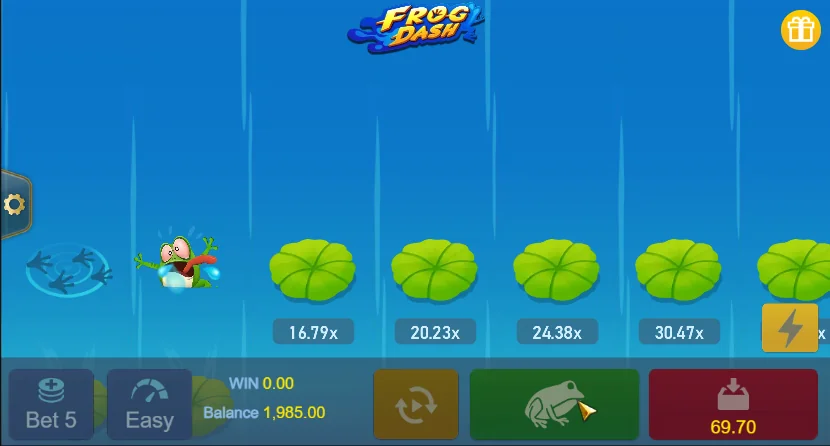 Frog Dash slot features and rtp