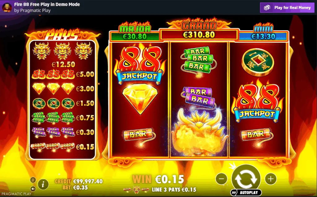 Fire 88 demo gameplay how to play