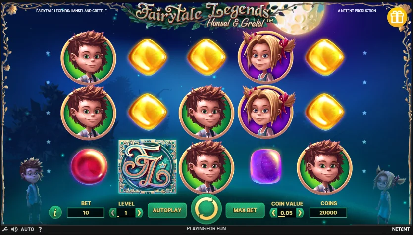 Fairytale Legends Hansel And Gretel slot game screenshot