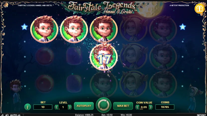 Fairytale Legends Hansel And Gretel slot features and rtp