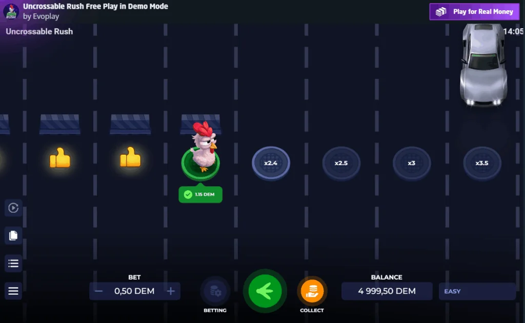 Uncrossable Rush slot game