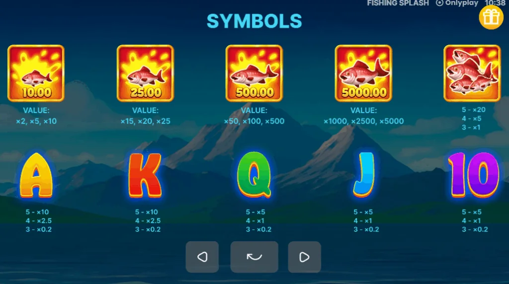 how to play Fishing Splash slot game