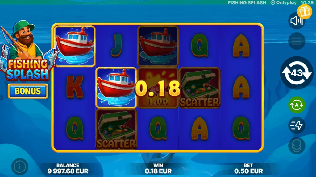 Fishing Splash slot features and rtp
