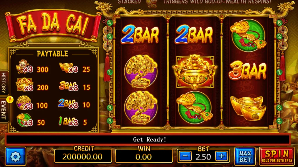 Fa Da Cai slot game screenshot