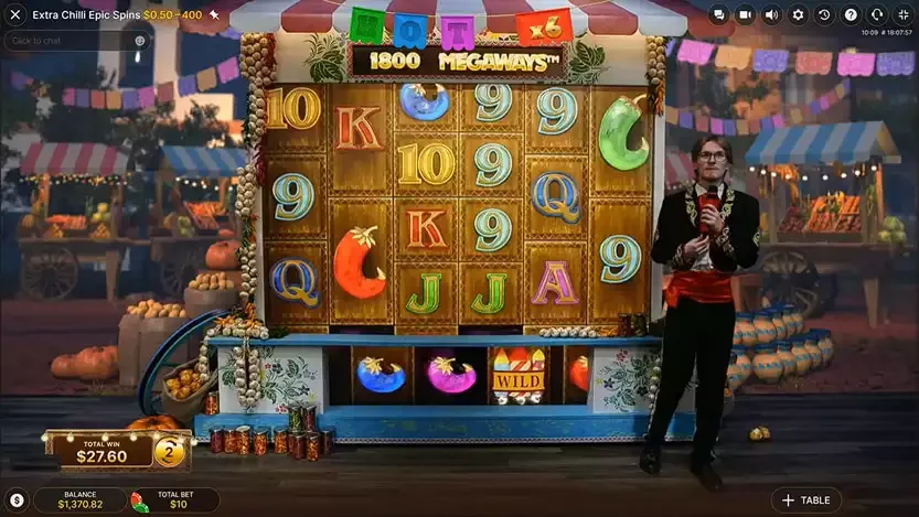Extra Chilli Epic Spins slot features and rtp