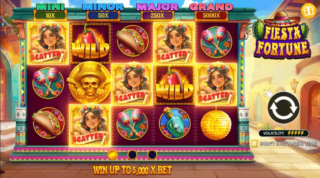 Fiesta Fortune slot game screenshot