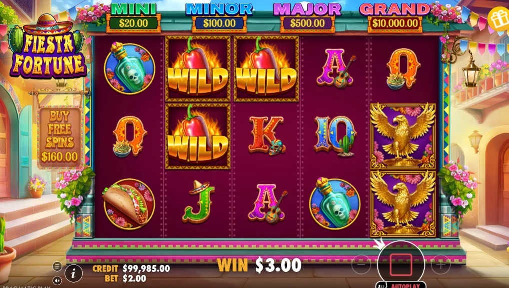 Fiesta Fortune slot features and rtp