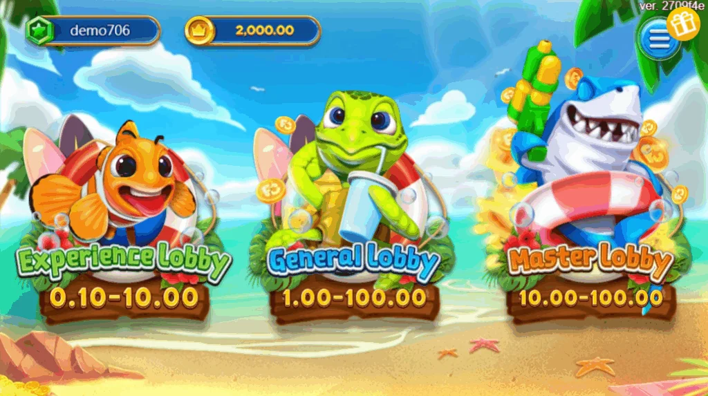Fierce Fishing slot game screenshot