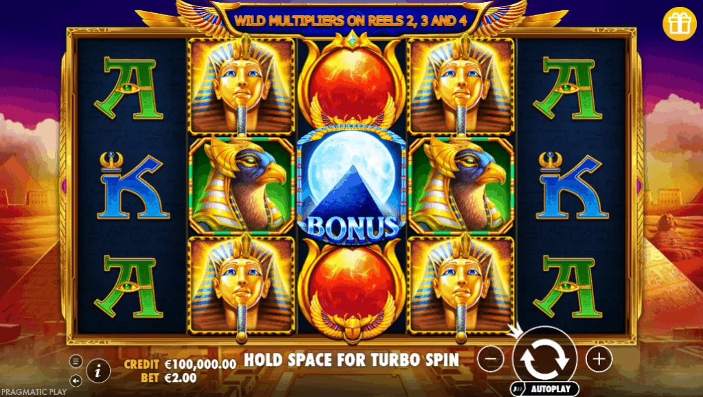 Fortune Of Giza slot game screenshot