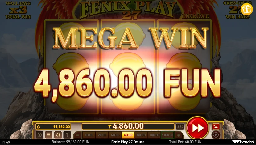 Fenix Play 27 slot features and rtp