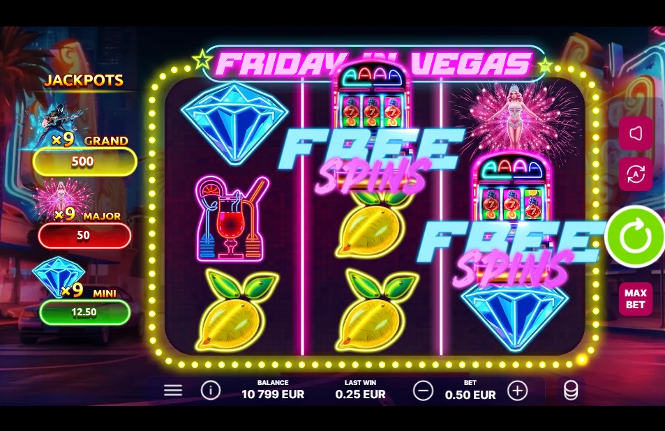 Friday In Vegas demo gameplay how to play