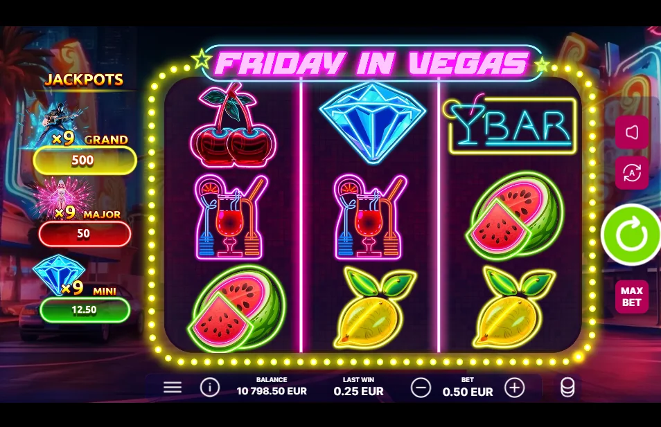 Friday In Vegas slot game