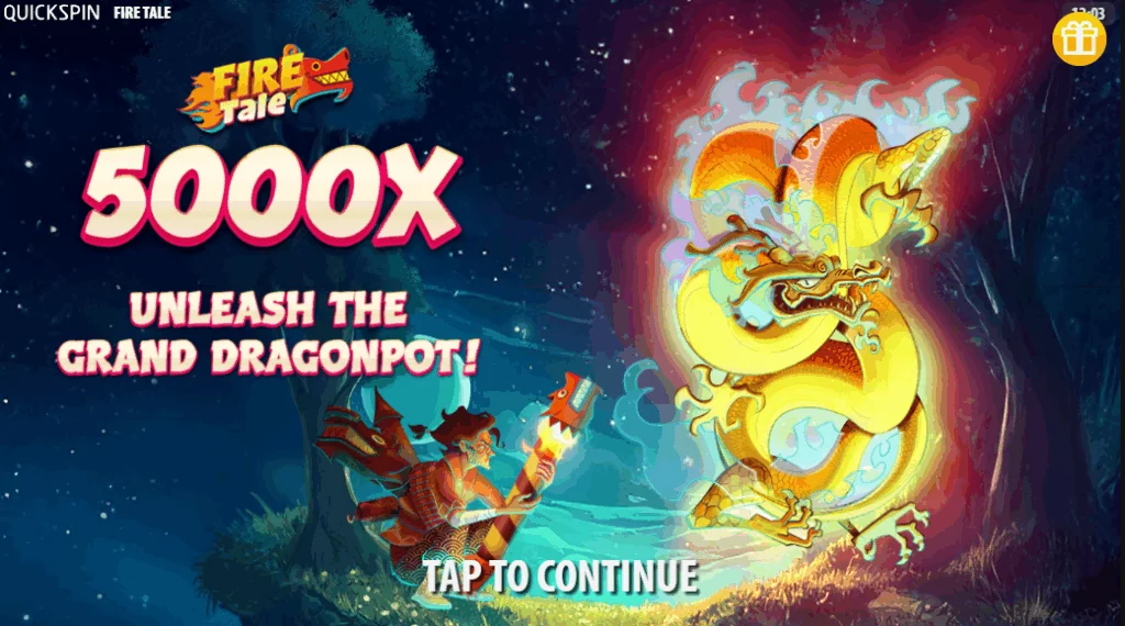 Fire Tale slot game screenshot