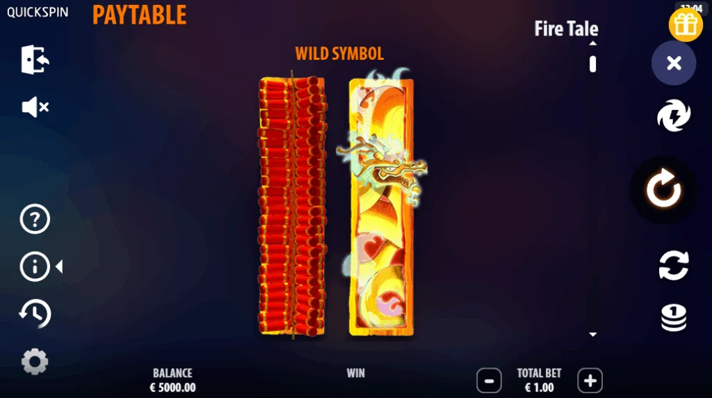 how to play Fire Tale slot game