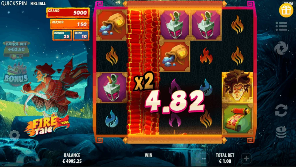 Fire Tale slot features and rtp