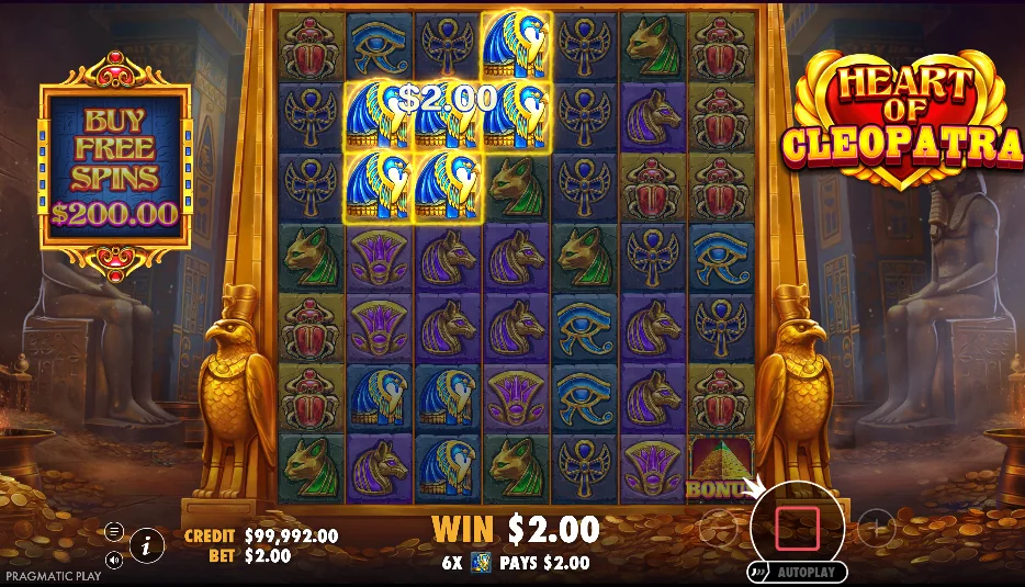 Heart of Cleopatra demo gameplay how to play