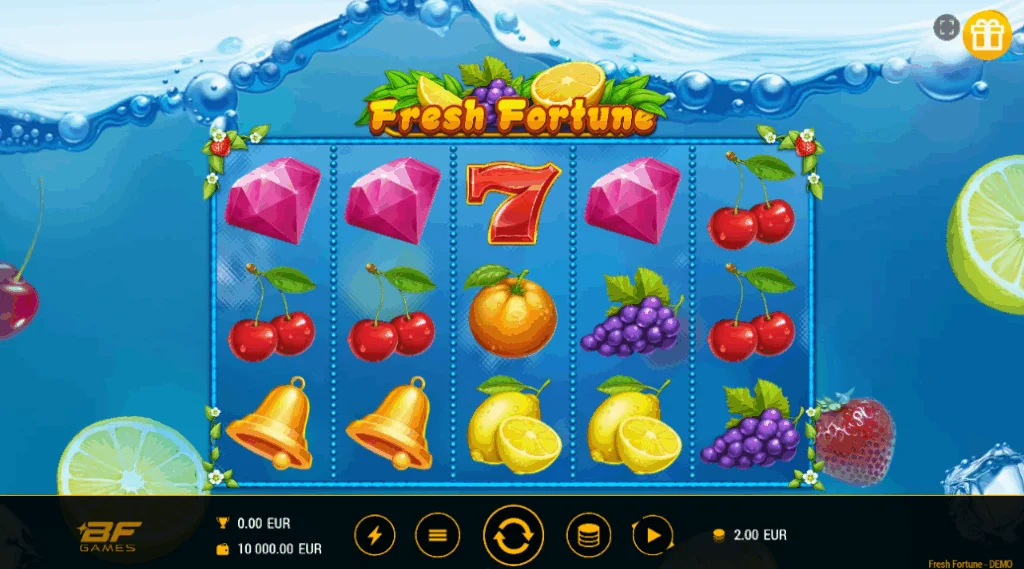 Fresh Fortune slot game screenshot