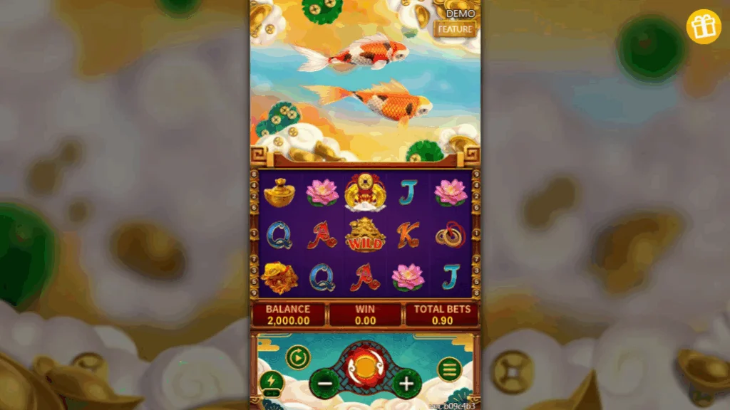 Fortune Koi slot game screenshot