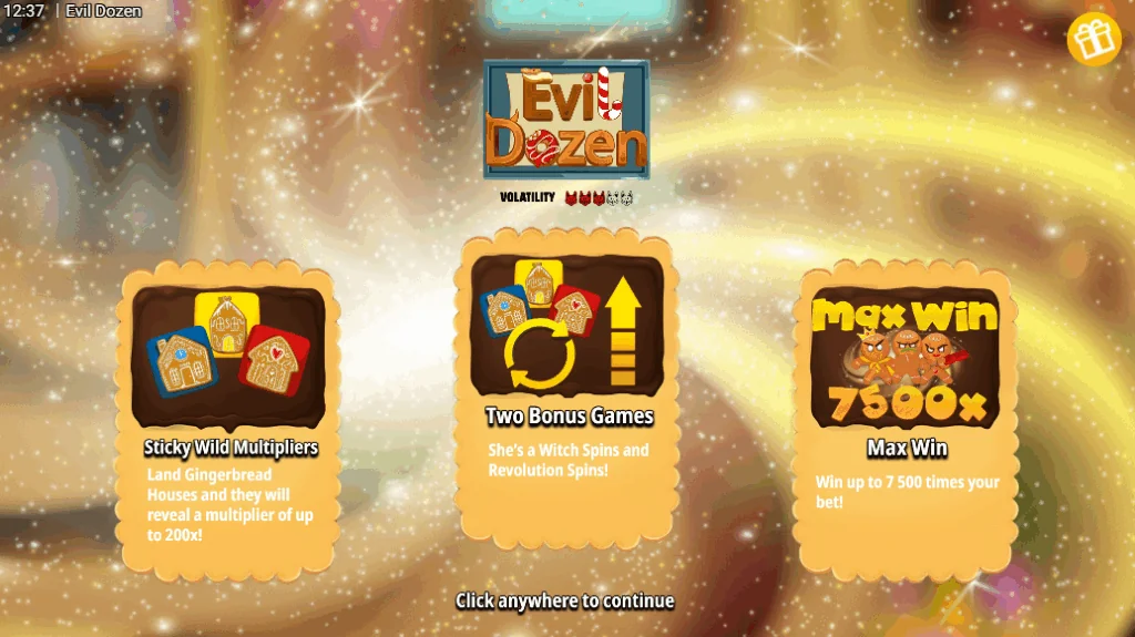 Evil Dozen slot game screenshot
