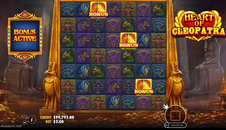Heart of Cleopatra slot game