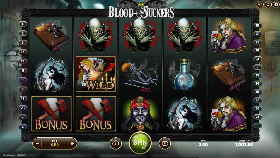 Blood Suckers slot game