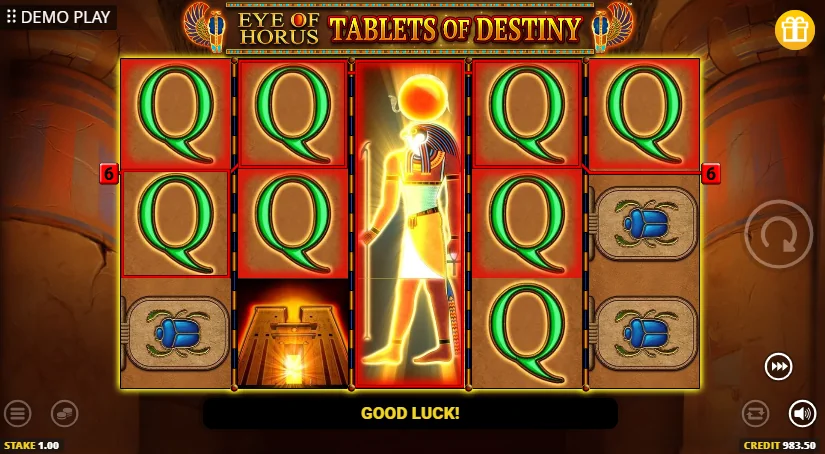 Eye of Horus Tablets of Destiny slot game