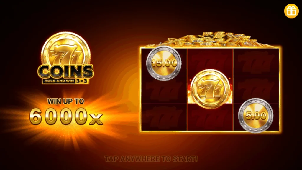 777 Coins slot game screenshot