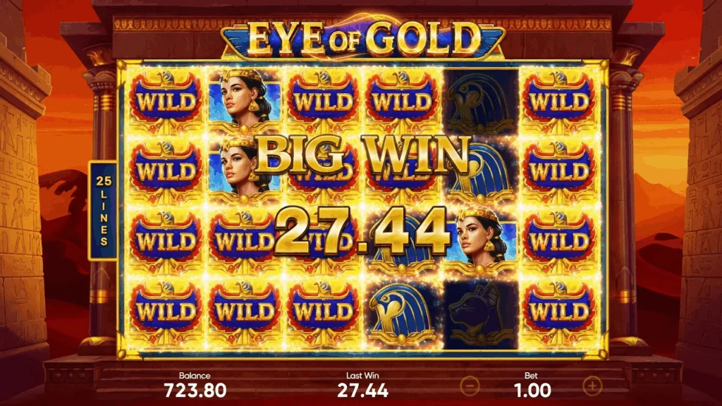 Eye of Gold slot features and rtp