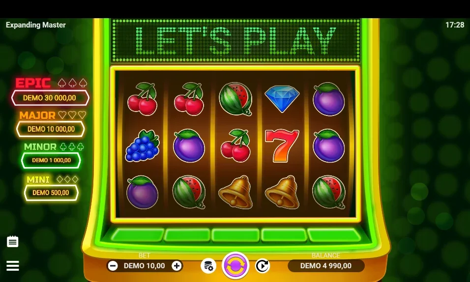 Expanding Master slot game screenshot