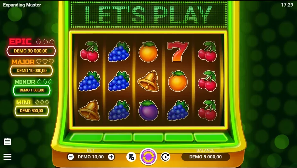 Expanding Master slot game