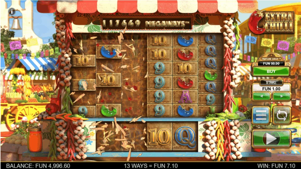 Extra Chilli slot features and rtp