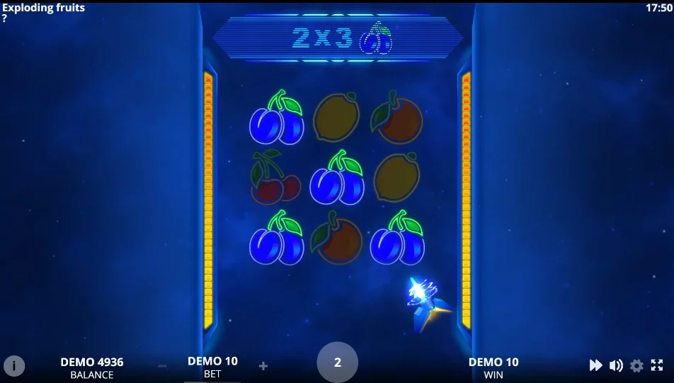 Exploding fruits slot game
