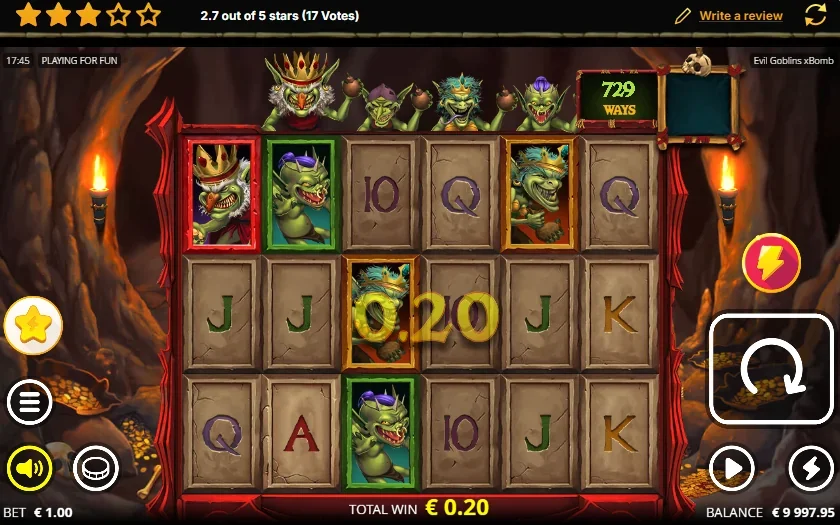 Evil goblins xbomb slot game
