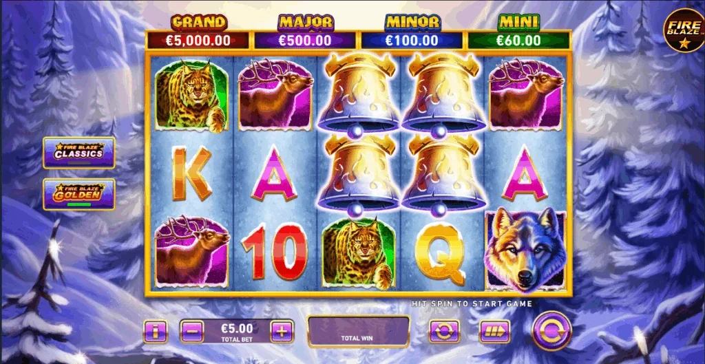 Fire blaze tundra wolf slot features and rtp