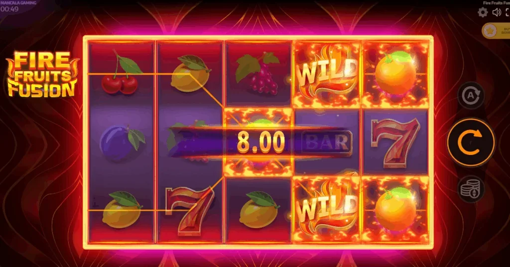 Fire fruits fusion slot game